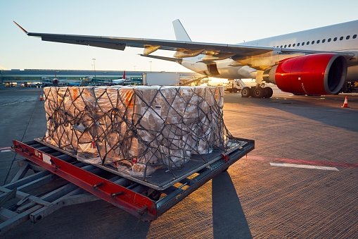 transit aérien de marchandise